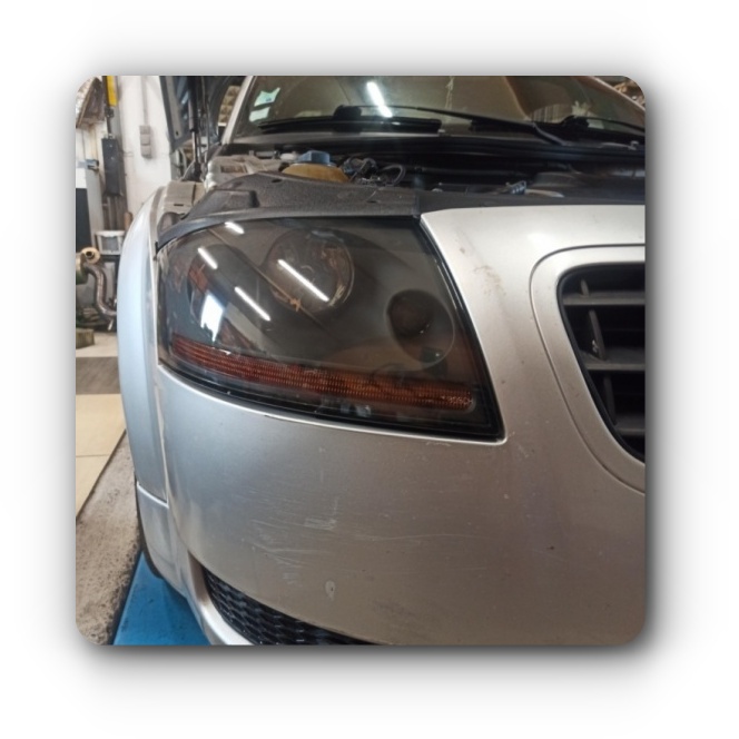 Rénovation phares audi après
