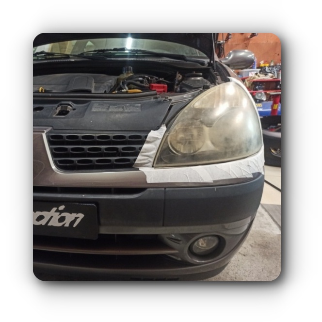 Rénovation phares clio avant